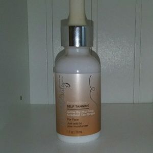 Sunless tanning drops for face